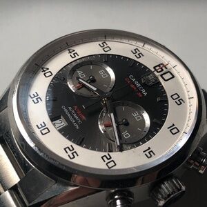 OPEN BOX TAG Heuer Carrera Calibre 36 Flyback Chronograph CAR2B11 Watch / PAPERS